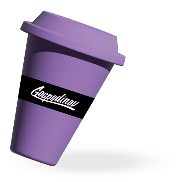 3D Coffee Cup Illustration - Gospodinov Design
